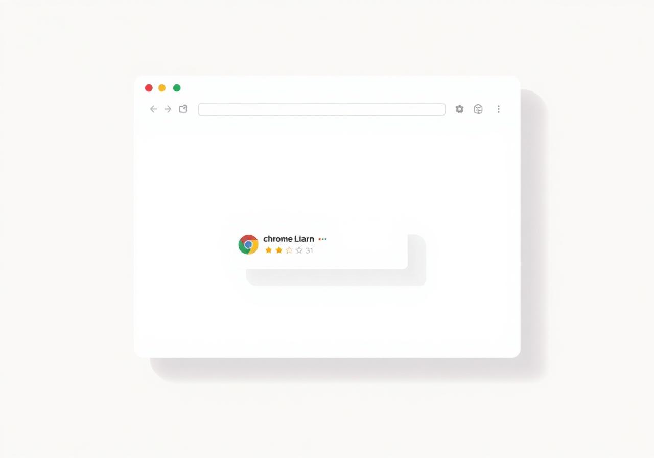 Chrome extension interface mockup
